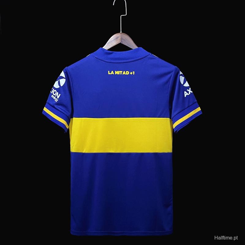 20/21 Boca Juniors Home Soccer Jersey