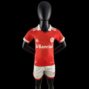 22/23 Kids Kit SC Internacional Home Size：16-28 Soccer Jersey