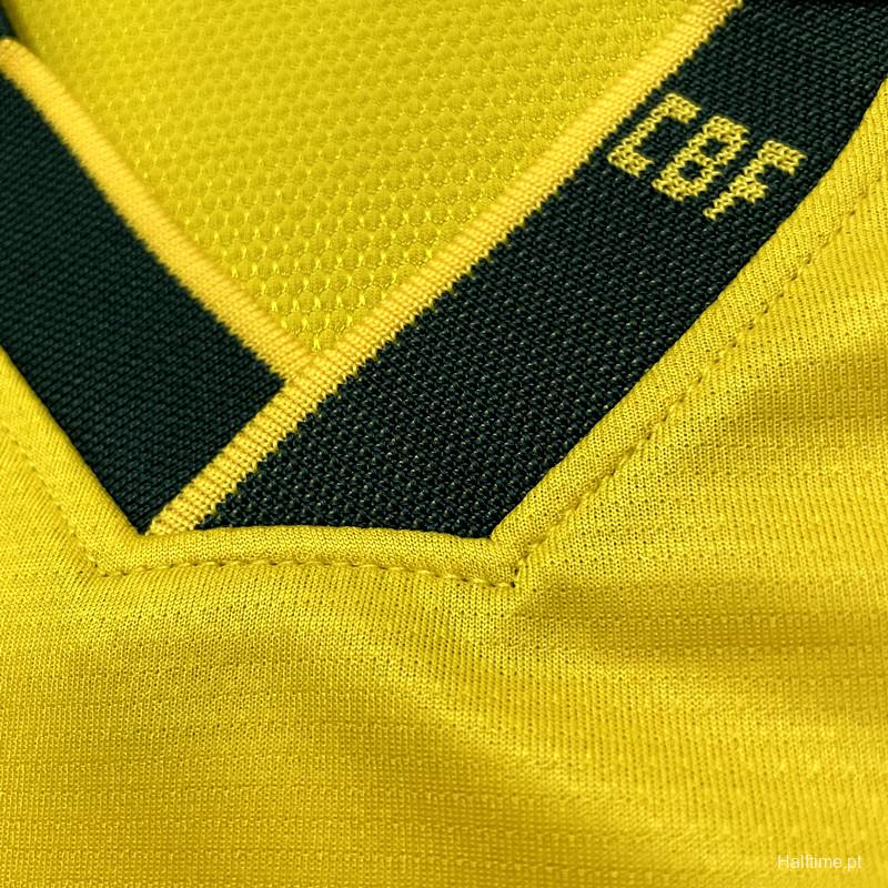 Retro 1994 Brazil Home Soccer Jersey