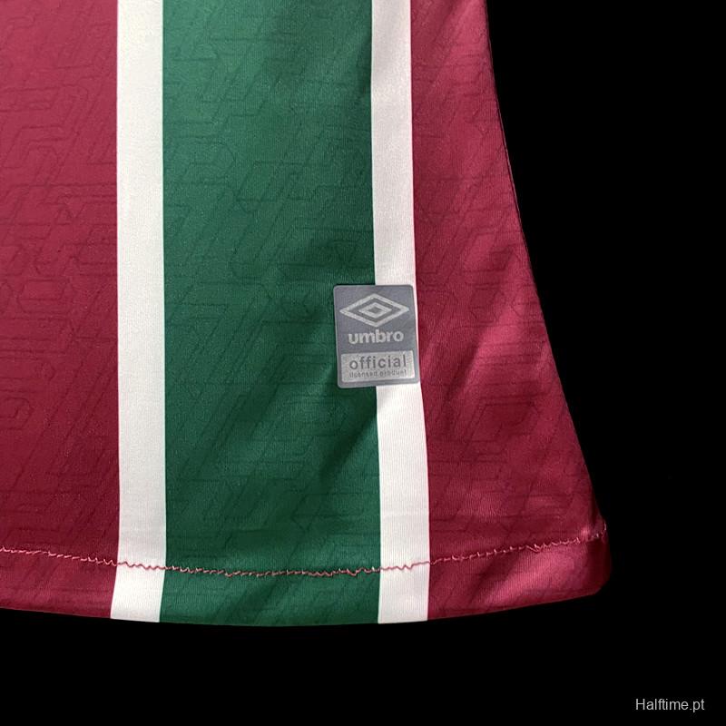 22/23 Fluminense Home Woman Soccer Jersey