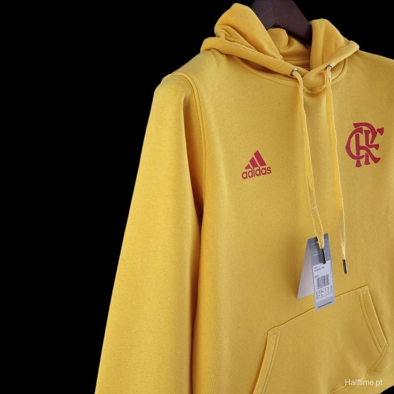 2022 Flamengo Hoodie Yellow