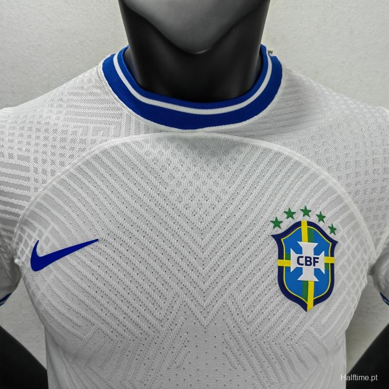 Player Version 22/23 Brazil Away White Jersey