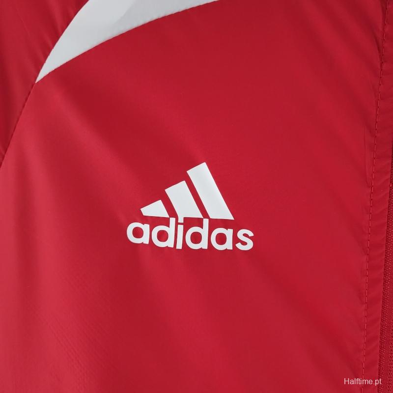 2022 SC Internacional Windbreaker Red And White