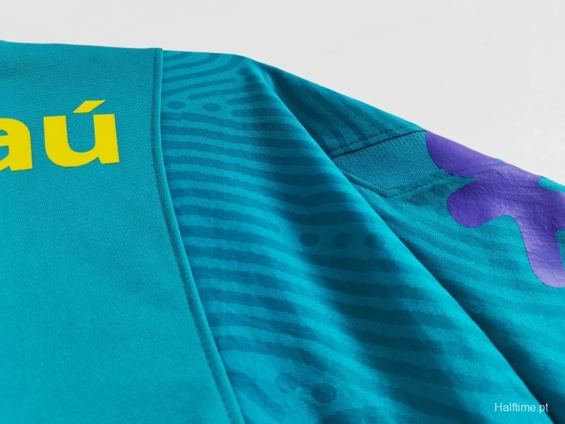 Retro 2021 Brazil Blue Training Jersey