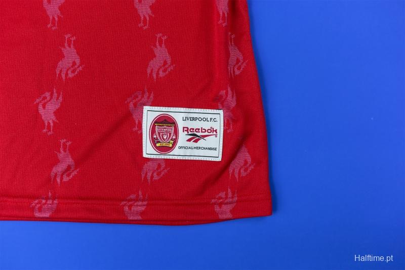 Retro 96/98 Liverpool Home Soccer Jersey