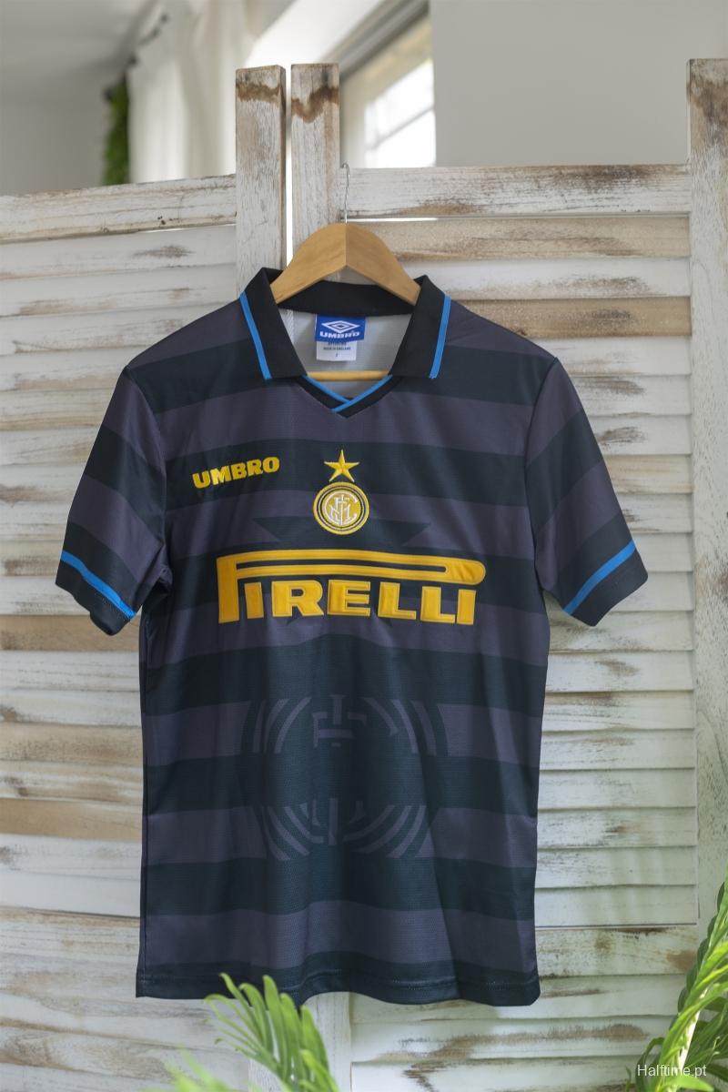 RETRO 97/98 Second Away Game Of Inter Milan Soccer Jersey