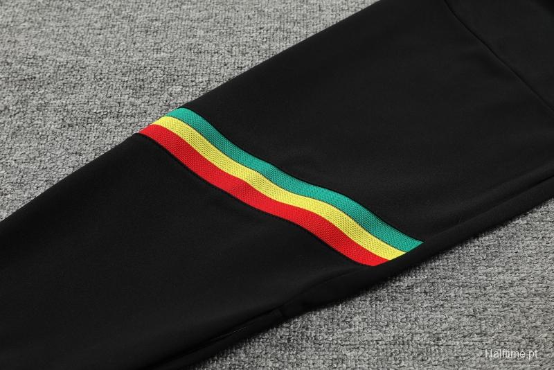 2022 Senegal White Half Zipper Tracksuit