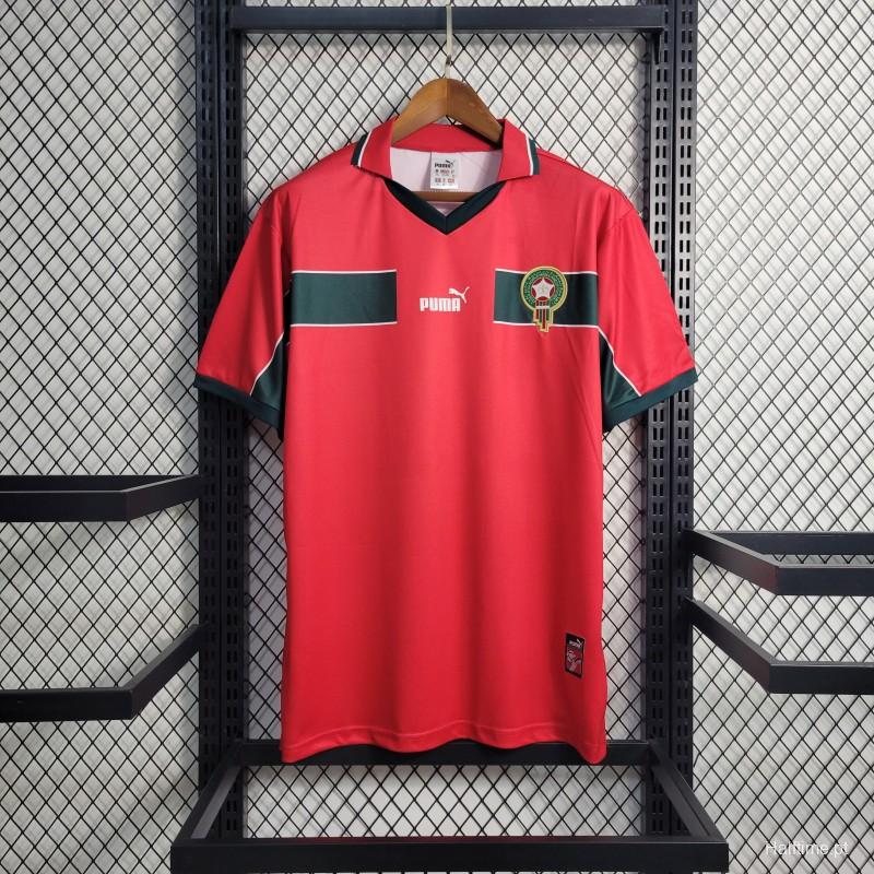 Retro 1998 Morocco Third Red Jersey