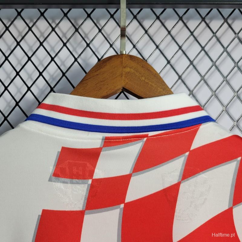 Retro 1998 Croatia Home Jersey