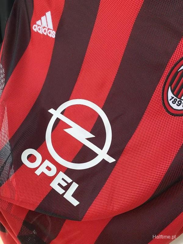 Retro 02/03 AC Milan Home Dual Layer Authentic Jersey