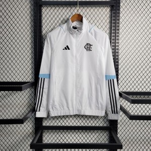 23-24 Flamengo White Windbreaker