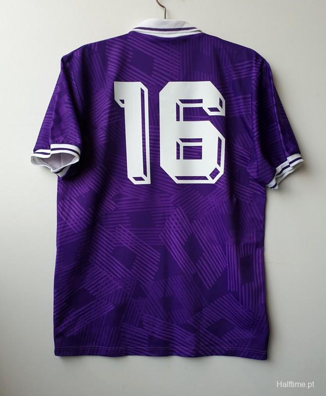 Retro 91/92 Fiorentina Home Jersey