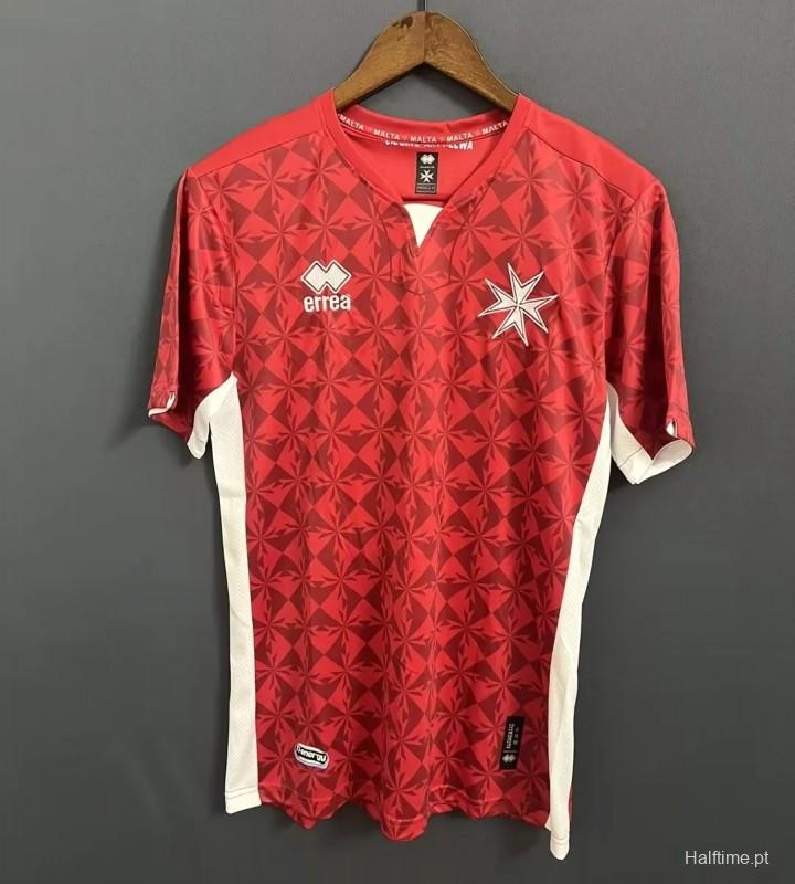 2023 Malta Home Red Jersey