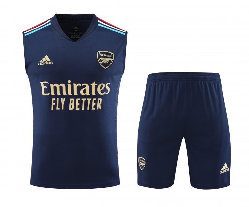 23-24 Arsenal Navy Vest Jersey+Shorts