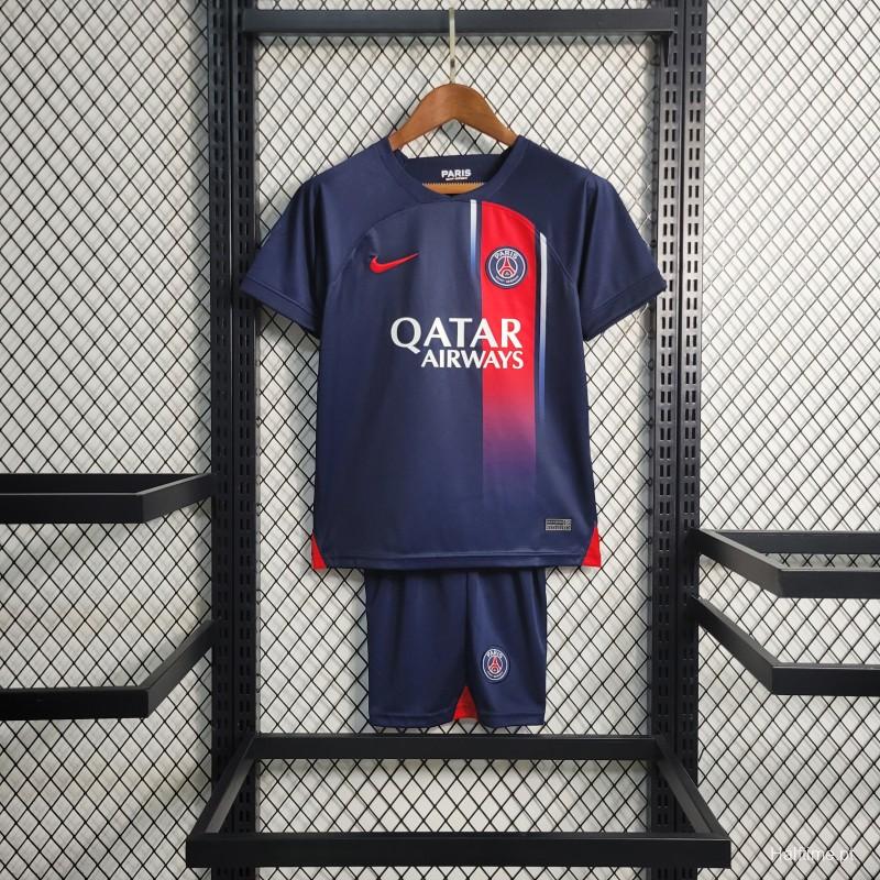 23-24 Kids PSG Home Jersey Size 16-28