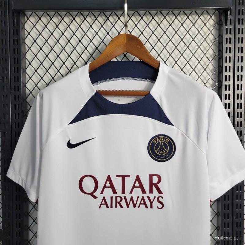 23-24 PSG Training White  Jersey