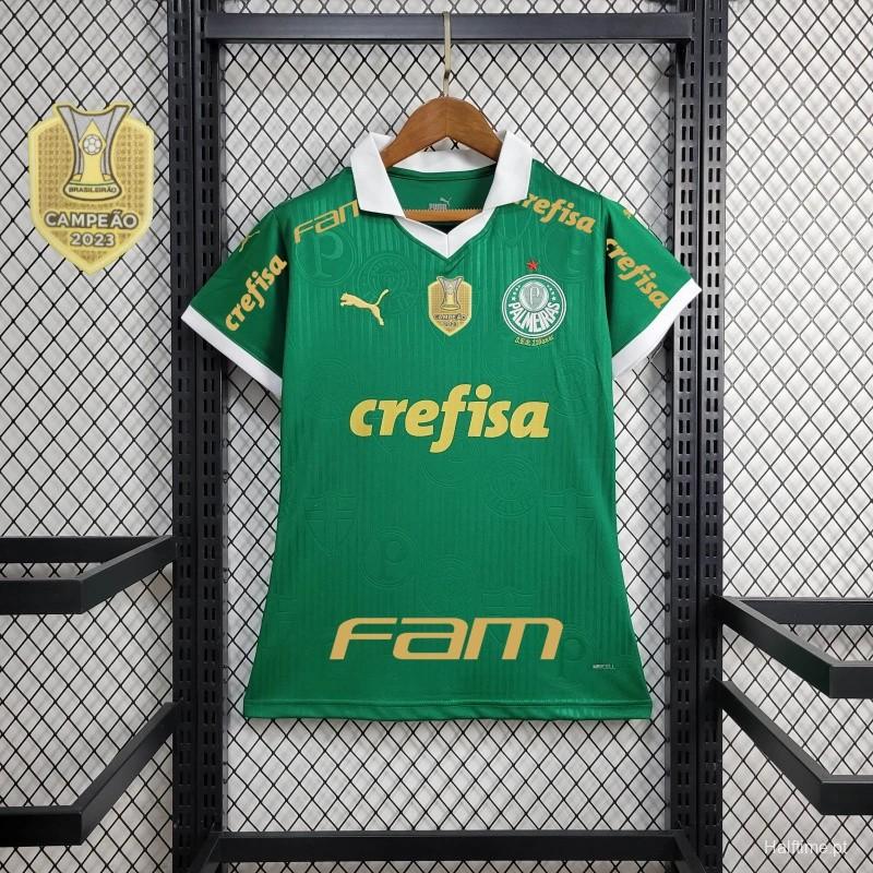 23/24 Woman Palmeiras Home + All Sponsors