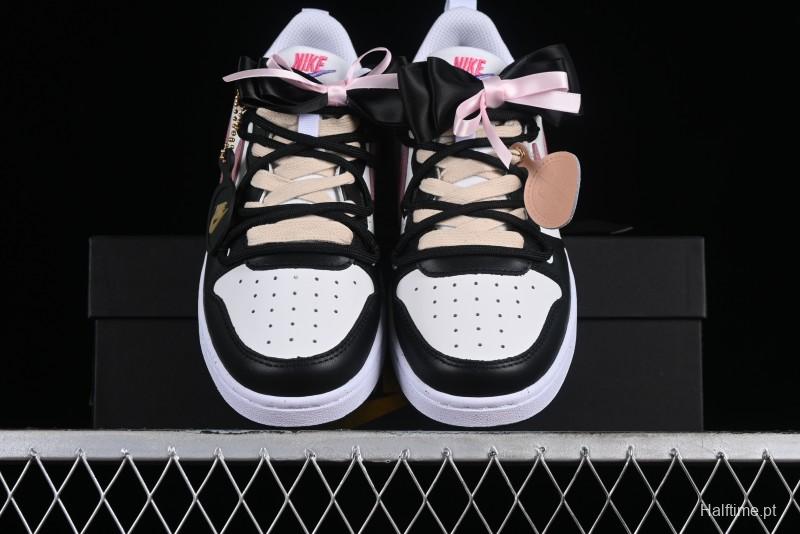 Nike Court Borough Love Rose Pink Non-Slip Wear-Resistant Low-Cut Sneakers