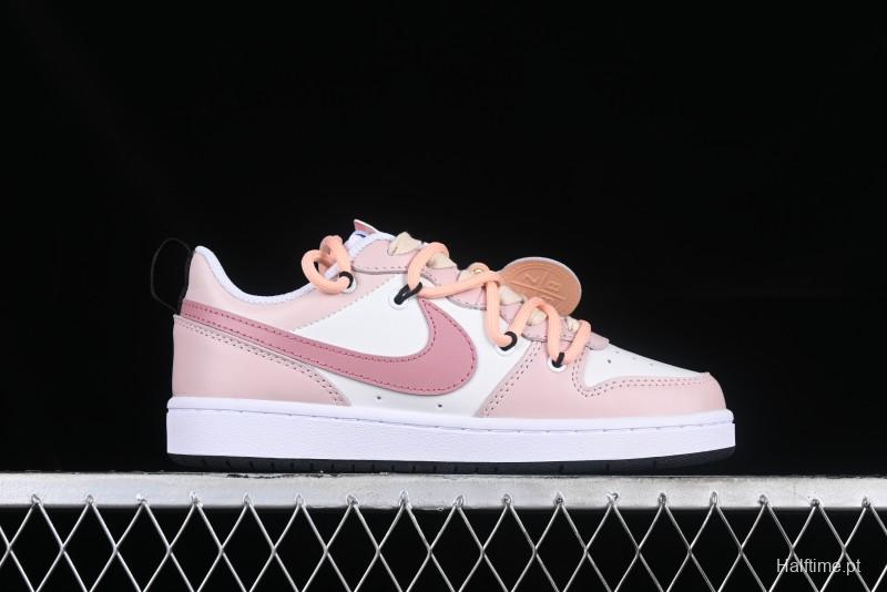 Nike Court Borough Low 2 GS Pink Rose Low-Top Sneakers