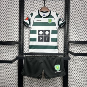 Retro 01/03 Kids Sporting CP Home Jersey