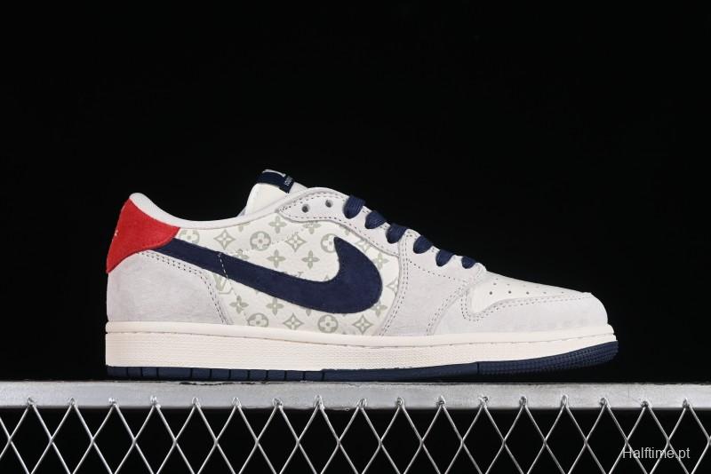 Nike Air Jordan 1 Low OG SP Travis Scott x Fragment Design Collaboration Sneakers - YQ2088-668