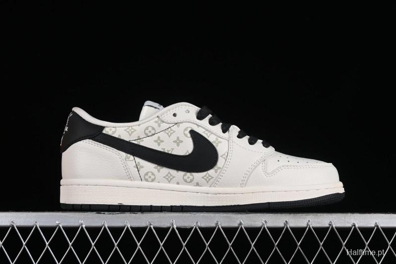 Nike Air Jordan 1 Low OG SP Travis Scott x Fragment Design Collaboration Sneakers - SJ2068-002