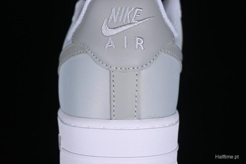 Nike Air Force 1 '07 Low Customized Anime Theme Gradient Grey Swoosh Casual Sneakers - FN0366-102