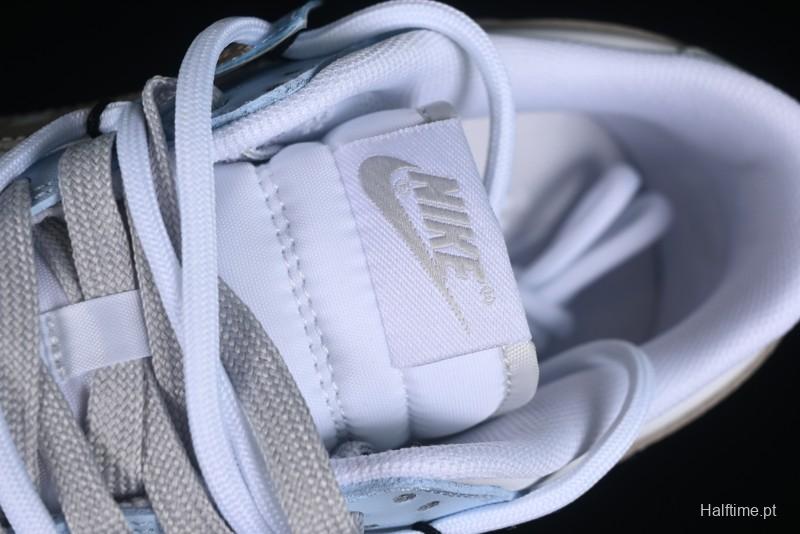 Nike Dunk Pure "Platinum" SB Low-Top Casual Sneakers with Dual Laces and Bear-Inspired Design - DV0831-101
