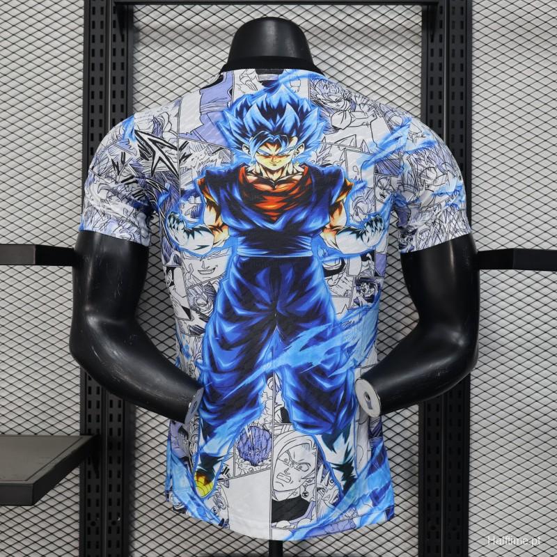 Player Version 2025 Japan White with Dragon Ball Z Anime Design Jersey