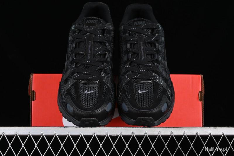 Nike P-6000 PRM Retro Casual Sneakers with Vintage Running Shoe Design - FQ8732-010