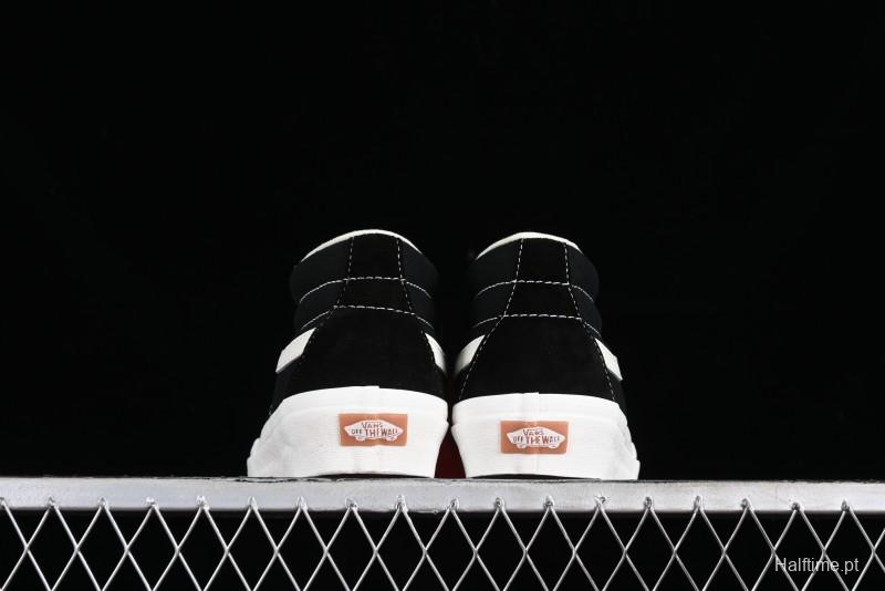 Vans SK8-Hi VR3 Eco-Friendly Black & White Mid-Top Classic Casual Canvas Shoes - VN0A4UWIVNE