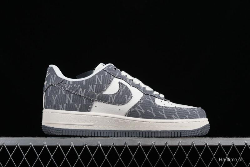 Nike Air Force 1 '07 Low LV Collaboration - Grey Double Swoosh Casual Sneakers - HD1968-030