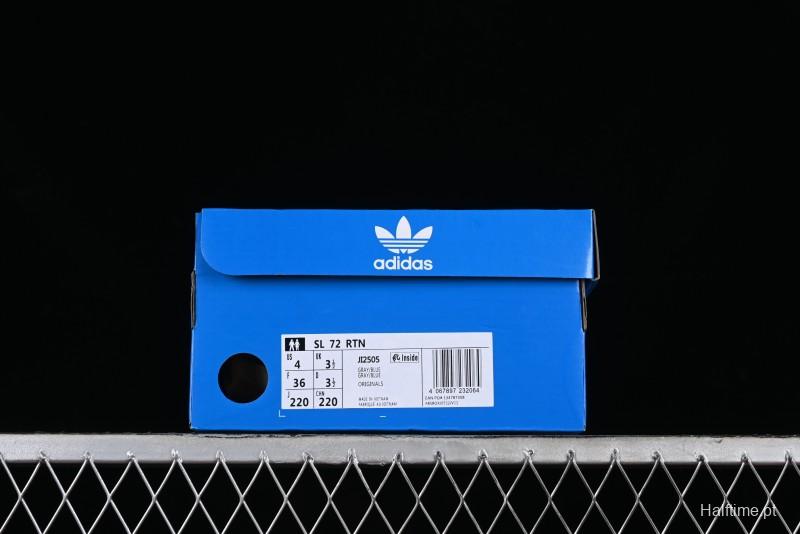 Adidas Originals SL 72 Retro Running Shoes with Nylon Upper and Rubber Outsole - JI2505