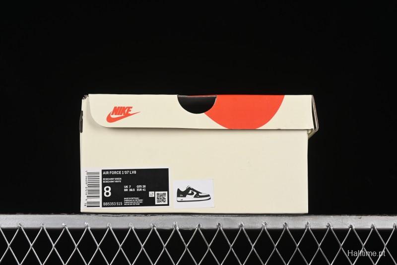 Nike Air Force 1 '07 Low Stussy Collaboration - Lotus Green Low-Top Casual Sneakers - BB5353-515