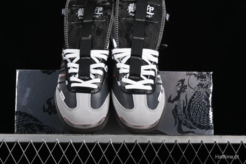 Adidas Originals Samba OG Low Top Casual Sneakers with Panda Mischief Design - IG1024