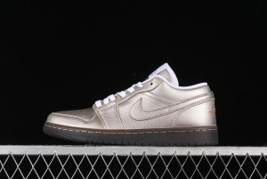 Nike Air Jordan 1 Low Retro Basketball Shoes Platinum - HQ3529-099