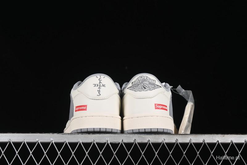 Nike Travis Scott x Fragment Design x Air Jordan 1 Low OG SP AJ1 Supreme Collaboration - XZ1168-003