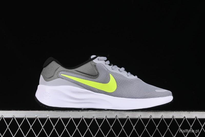 Nike Revolution 7 Wide Running Shoes with Breathable Mesh Upper and Durable Rubber Outsole - FB2207-002