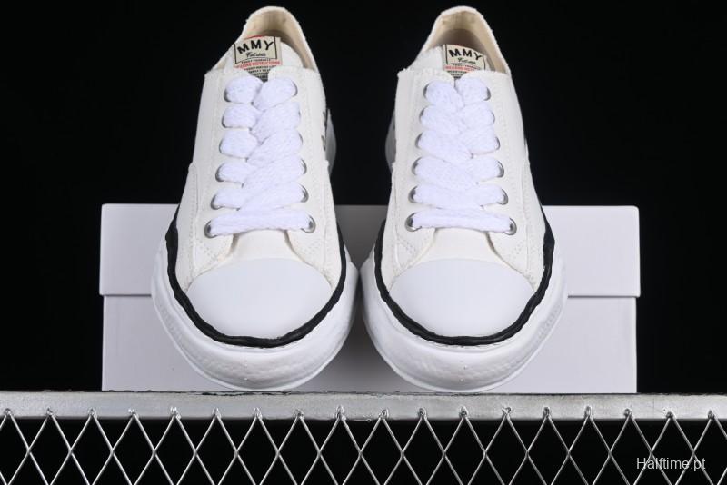 Wayne Original Sole Leather Low Sneaker with Deconstructed Ice Cream Sole - W.E5