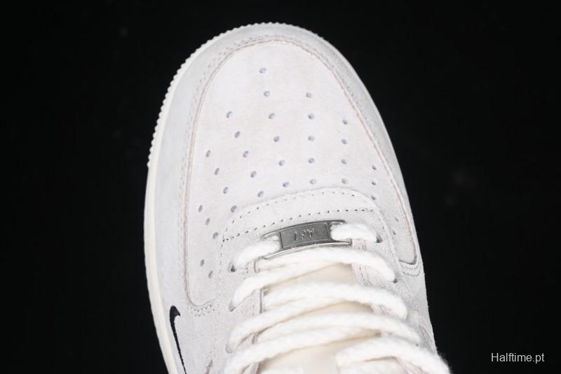 Nike Air Force 1 '07 Low Supreme Champion Collaboration Off-White Mini Swoosh Casual Sneakers - SJ6698-020