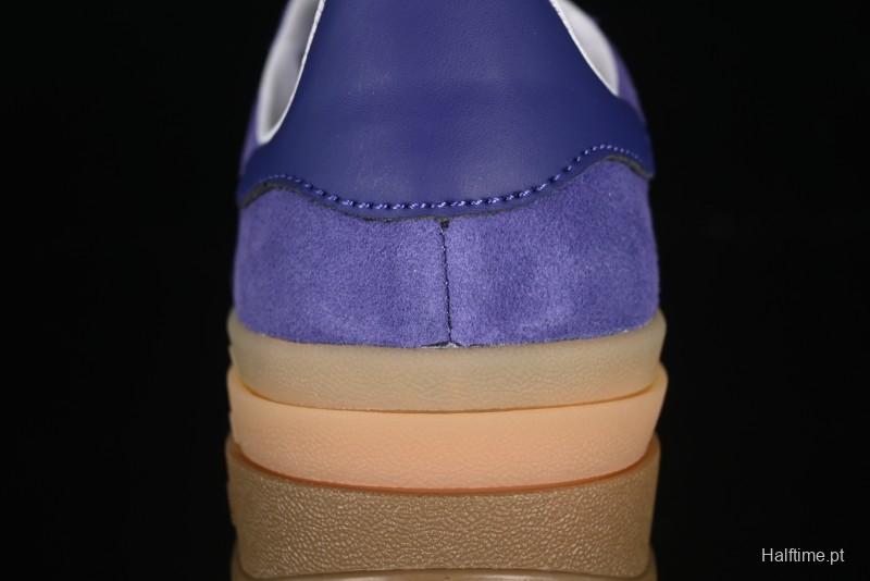 Adidas Originals Gazelle Bold IE0419 Low-Top Sneakers with Thick Sole for Casual Wear, Slip-Resistant and Durable