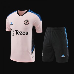 23-24 Arsenal Pink Short Sleeve+Shorts