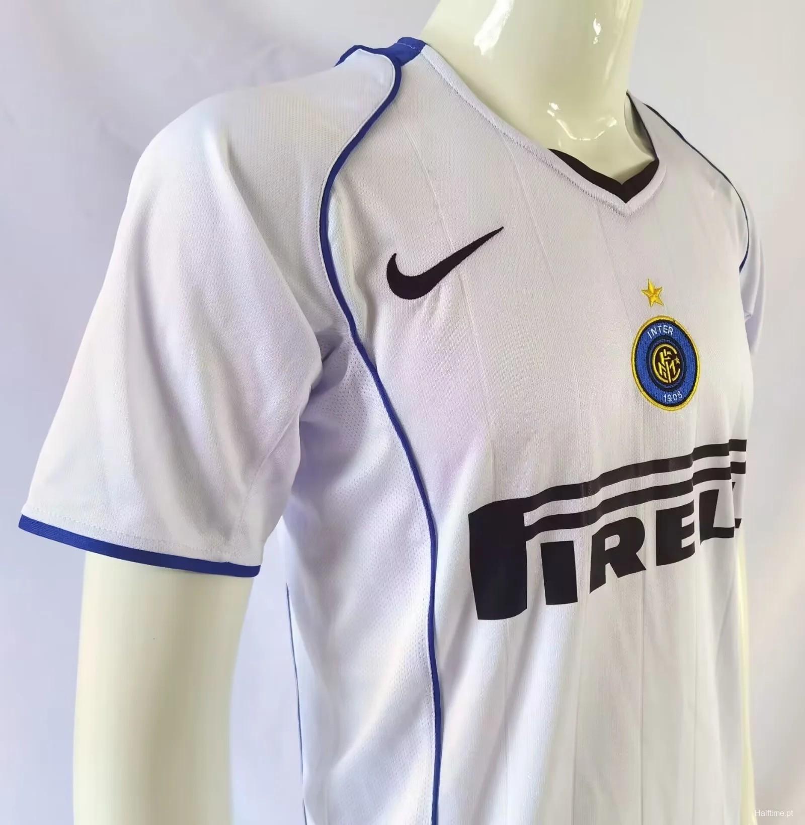 Retro 04/05 Inter Milan Away White Jersey