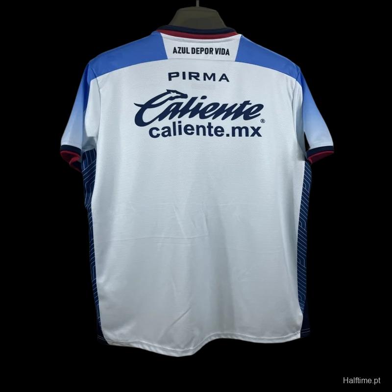 23/24 Cruz Azul Away White Jersey