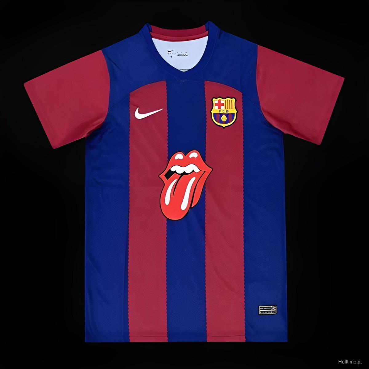 23/24 Barcelona Home Rolling Stones Special Jersey