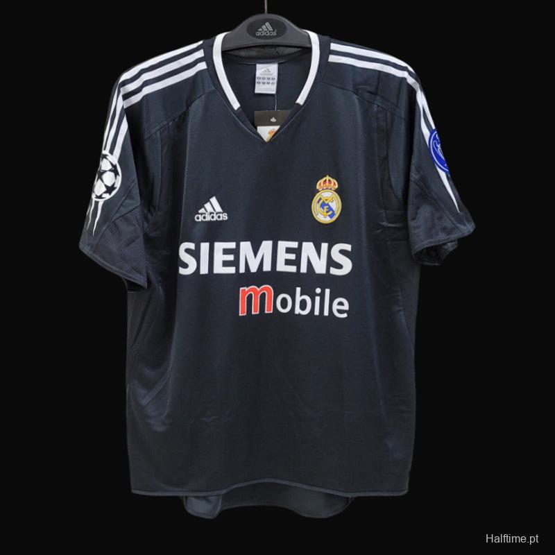 Retro 04/05 Real Madrid Third Black Jersey