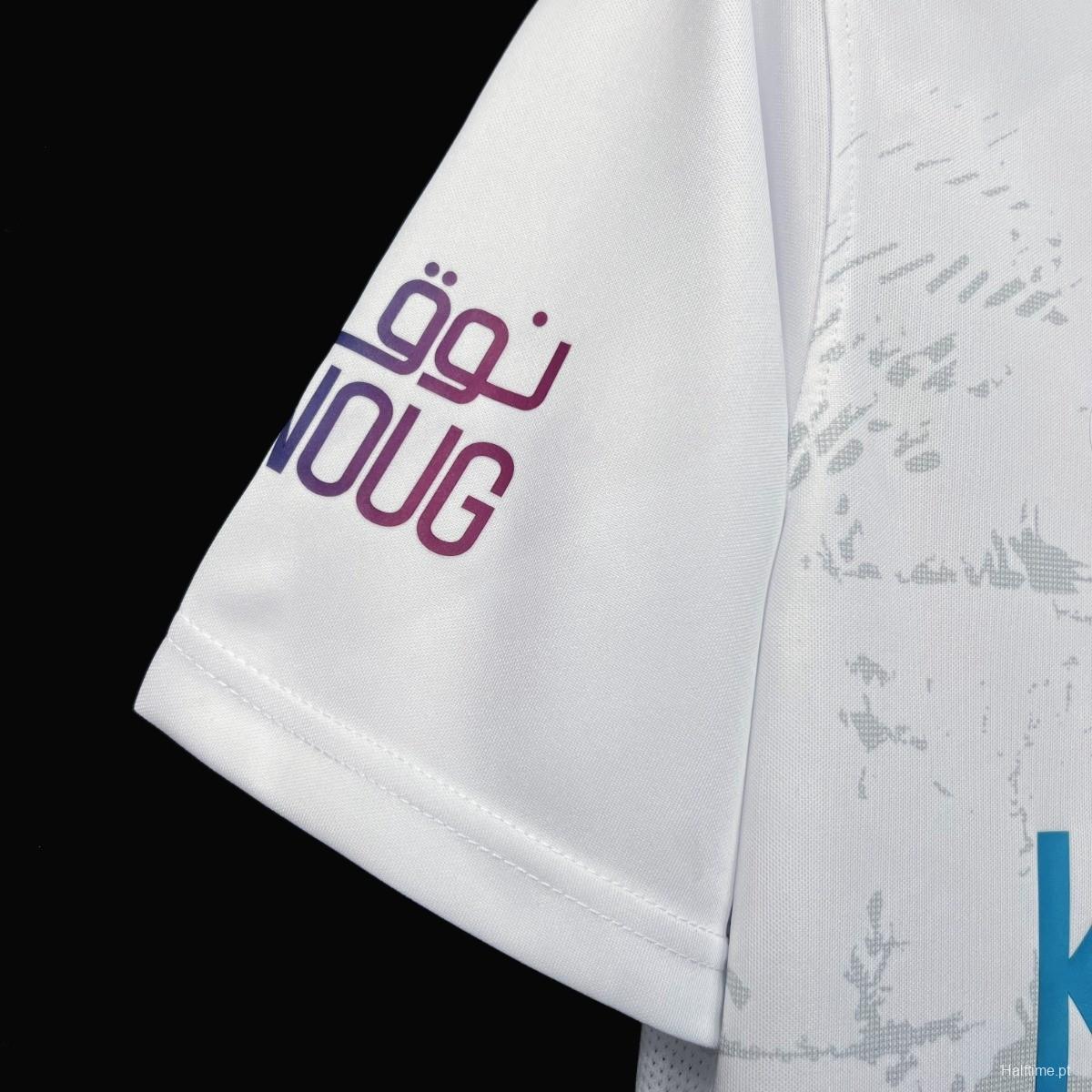 23/24 Al-Nassr Third White Jersey