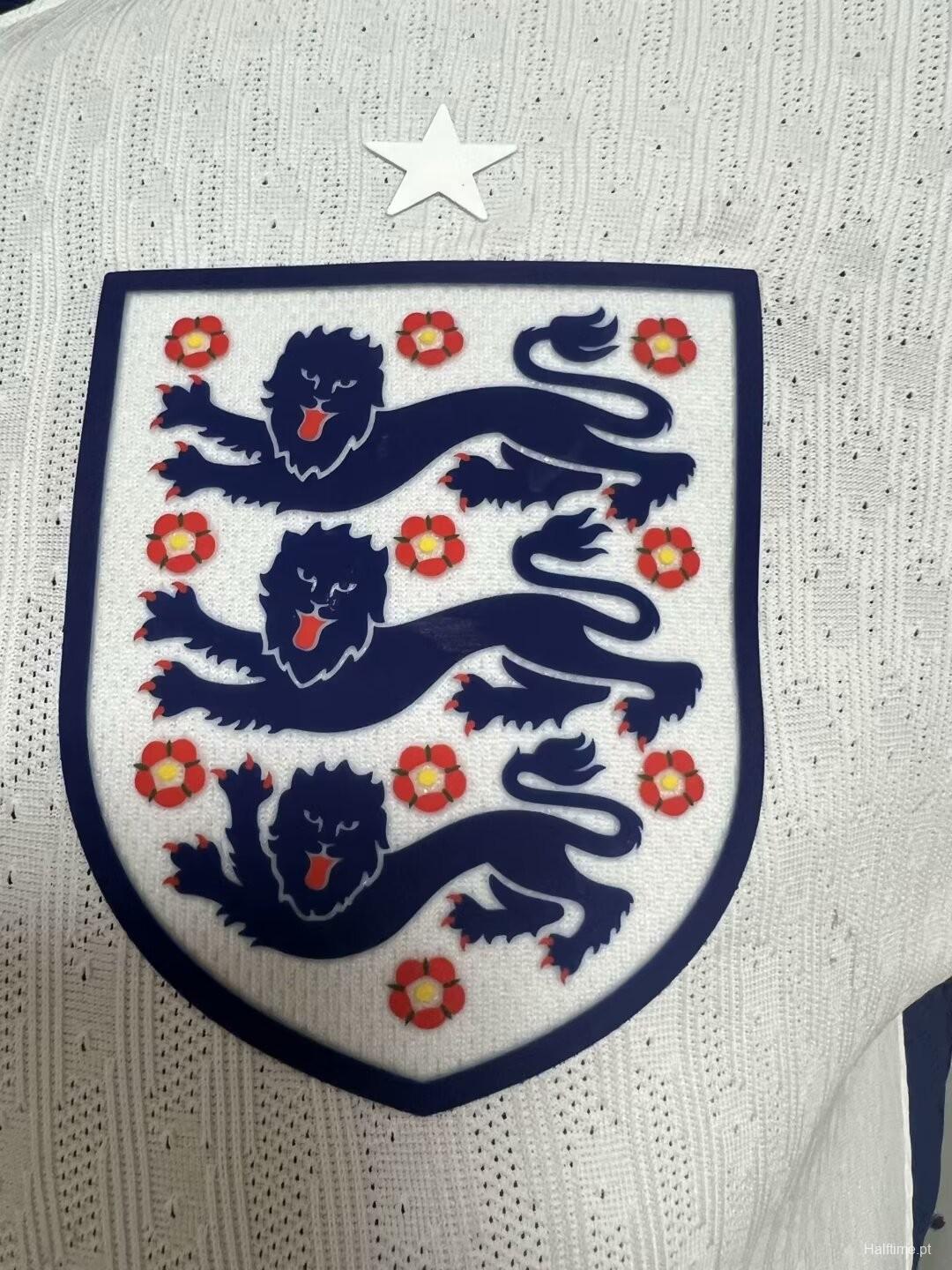 Player Version 2024 England Home Jersey