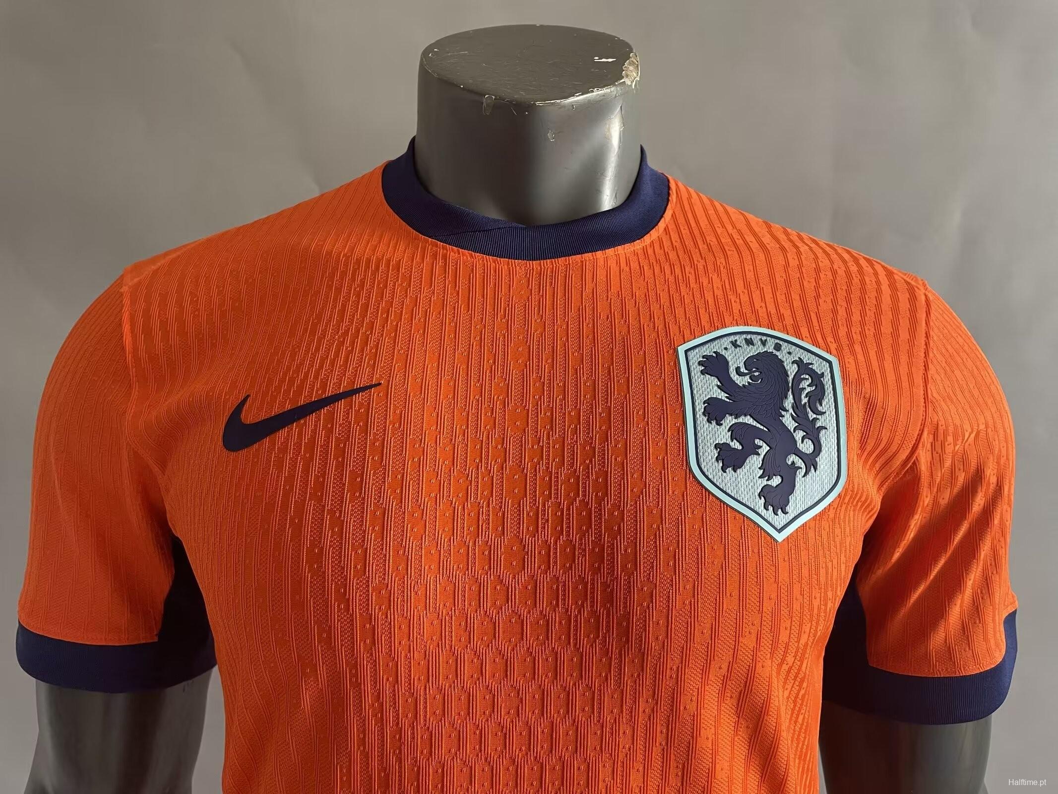 Player Version 2024 Netherlands Home Jersey