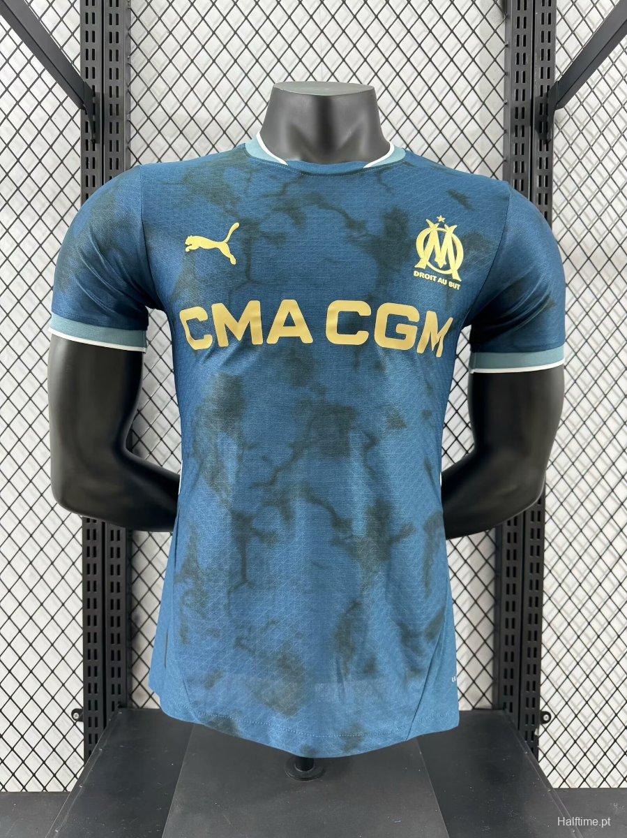 Player Version 24/25 Olympique Marseille Away Navy Jersey